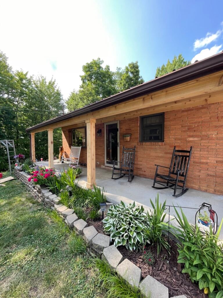 Porch cover by MADesigns Canton, Ohio Stark County