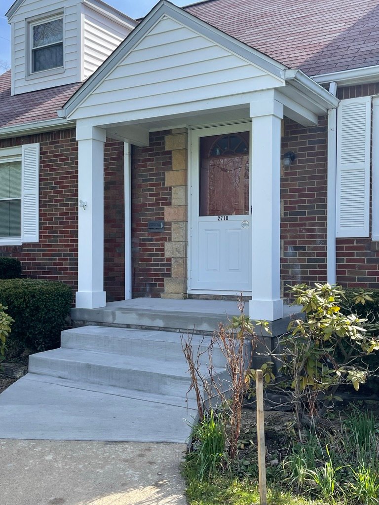 Porch cover by MADesigns Canton, Ohio Stark County