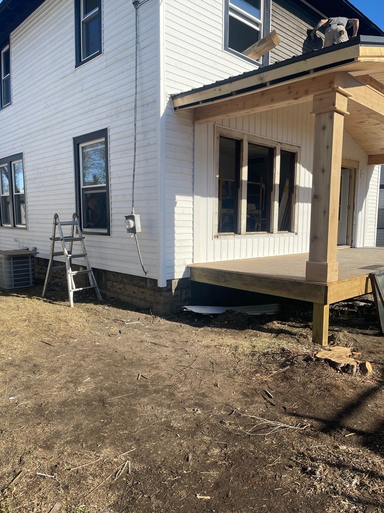 Porch cover by MADesigns Canton, Ohio Stark County